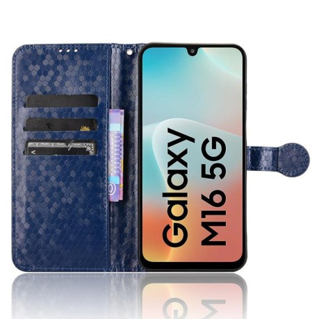 Чохол-книжка Honeycomb Dot для на Samsung Galaxy F16/M16 - синій