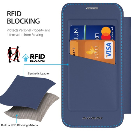 Чохол-книжка DUX DUCIS Skin X Pro Series Magsafe  для Samsung Galaxy S25+ 5G - синій