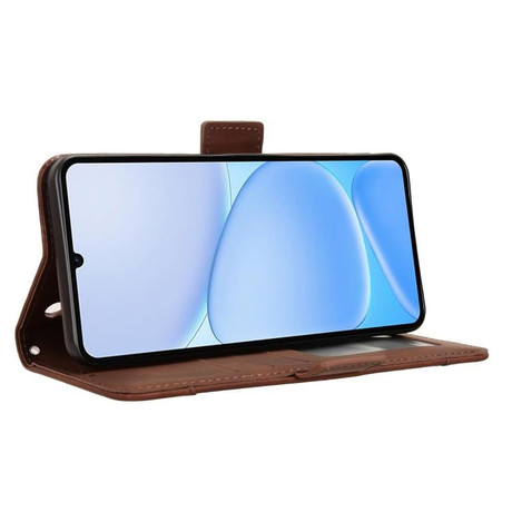 Чохол-книжка Skin Feel Calf на Realme Note 80 4G — коричневий