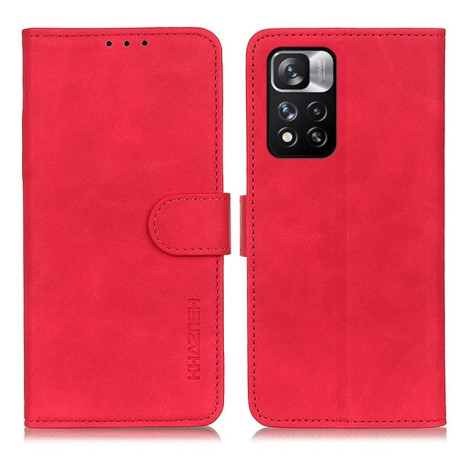 Чохол-книжка KHAZNEH Cowhide Texture на Xiaomi Redmi Note 11 Pro 5G (China)/11 Pro+ - червоний