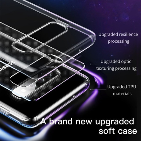Силіконовий чохол Baseus Simple Series на Samsung Galaxy S10-прозорий