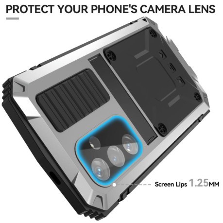 Противоударный чехол R-JUST Life Waterproof для Samsung Galaxy S25+ 5G - серебристый