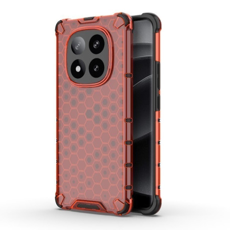 Чохол протиударний Honeycomb на Xiaomi Redmi Note 14 Pro+ 5G - червоний
