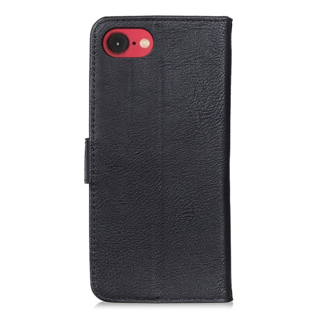 Чохол-книжка KHAZNEH Cowhide Texture на iPhone 16e - чорний