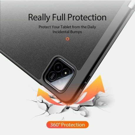 Противоударный чехол DUX DUCIS Domo Series для Xiaomi Pad 7/7 Pro - черный