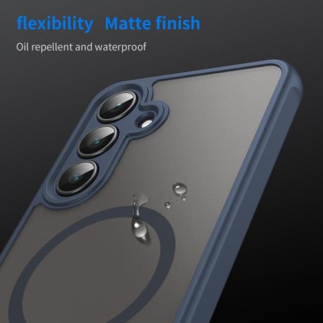 Чохол Fan Dun Series гібрид з Magsafe та захистом камери на Samsung Galaxy S25 FE 5G - синій