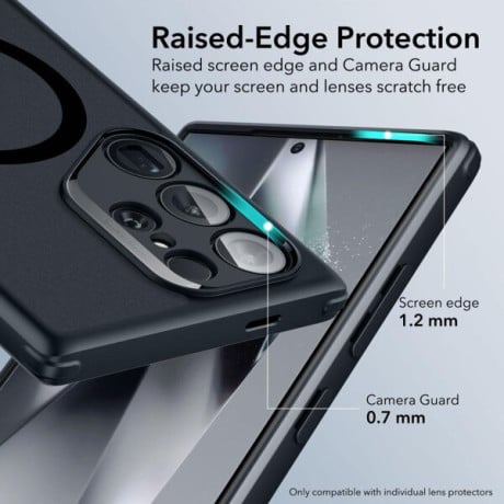 Оригінальний чохол ESR Classic Hybrid Case HaloLock (MagSafe) на Samsung Galaxy S24 Ultra - чорний