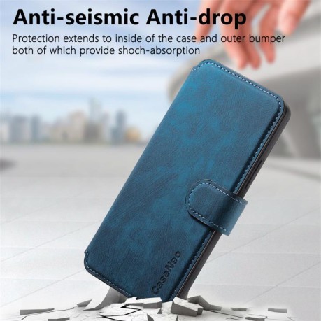 Чохол-книжка CaseNeo MagSafe RFID Anti-theft Retro Leather для OnePlus Ace 6 / 6T — синій