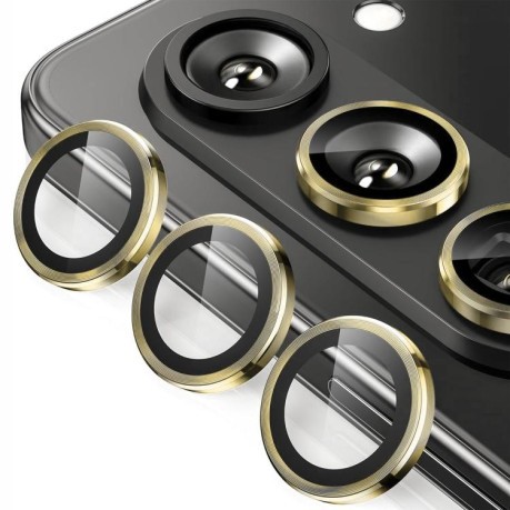 Захисне скло на камеру ENKAY Aluminium для Samsung Galaxy Fold 7 - золоте