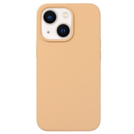 Силиконовый чехол Solid Color Liquid на iPhone 15 - хаки