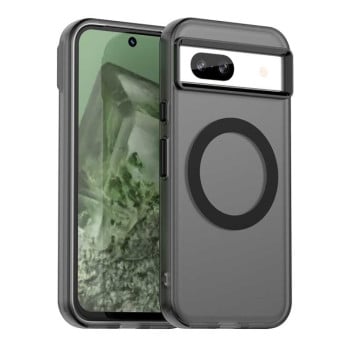 Противоударный чехол MagSafe Holder PC Hybrid для Google Pixel 8a - черный