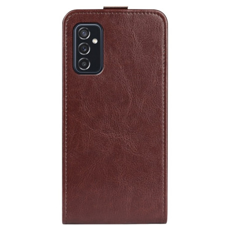 Флип-чехол R64 Texture Single на Samsung Galaxy M52 5G - коричневый