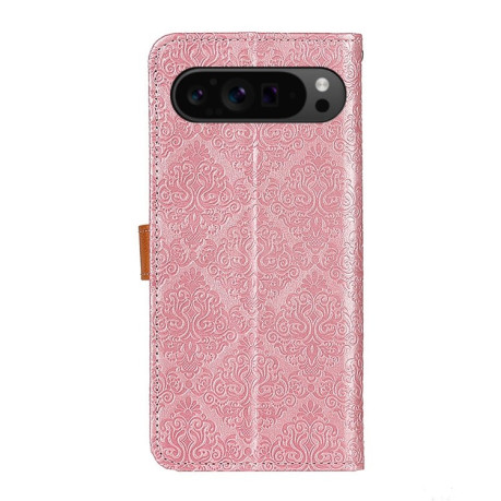 Чехол-книжка European Floral для Google Pixel 9 Pro - розовый