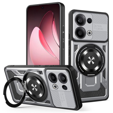 Ударозахисний чохол Armor Rotating Holder MagSafe на OPPO Reno13 5G - сірий