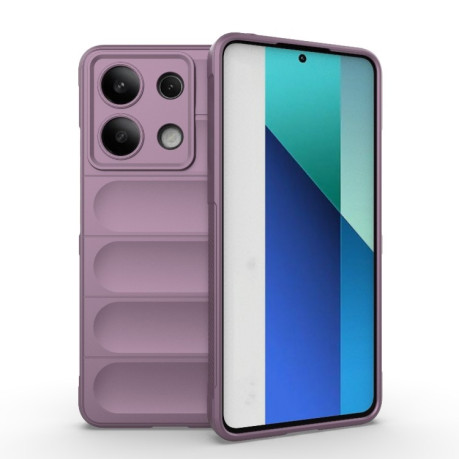 Силіконовий чохол Magic Flannel для Xiaomi Redmi Note 13 4G Global - фіолетовий