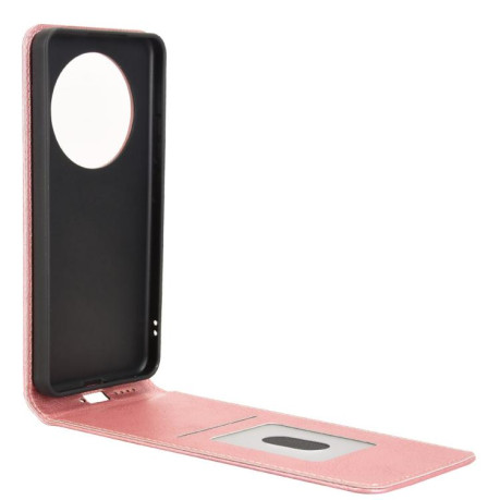 Чохол Magnetic Vertical Flip Leather для Realme 13+ 5G/13 Pro 5G/13 Pro+ - рожеве золото