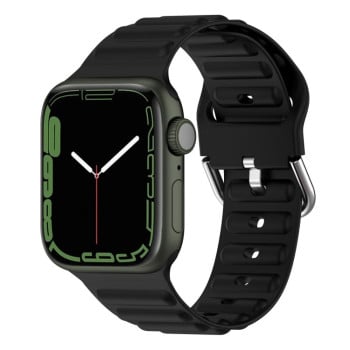 Ремінець Ocean Ripple для Apple Watch 10 46mm/Ultra 49mm / Series 8/7 45mm / 44mm / 42mm/42mm - чорний