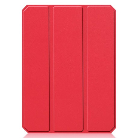 Чохол-книжка Custer Pattern Pure Color на iPad mini 6 - червоний