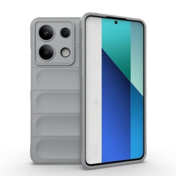 Силіконовий чохол Magic Flannel для Xiaomi Redmi Note 13 4G Global - сірий