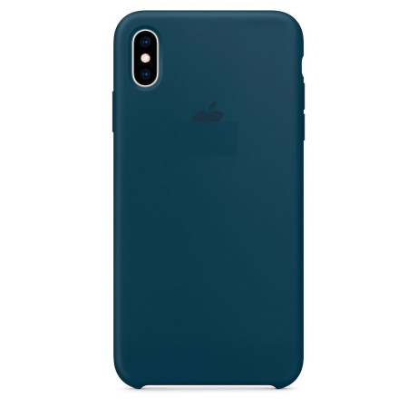 Силиконовый чехол Silicone Case Pacific Green на iPhone X/Xs