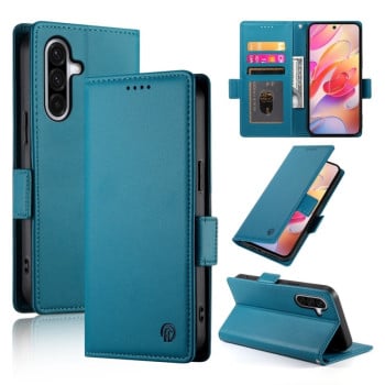 Чохол-книжка Side Buckle Magnetic Frosted Leather  для Samsung Galaxy A26 5G - синій