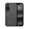 Противоударный чехол Skin Feel Magnetic для Xiaomi Poco M7 4G 169mm — тёмно-серый