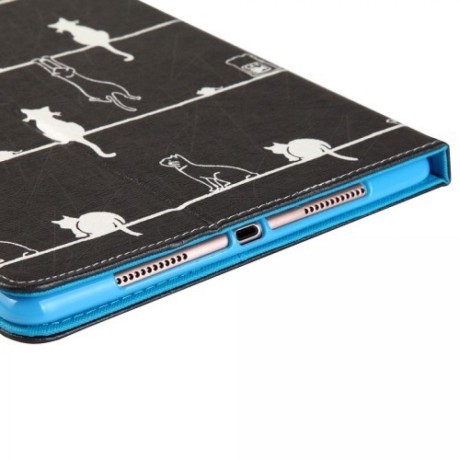Чехол Flip Card Slots Wallet Cats черный для iPad  Air 2019/Pro 10.5
