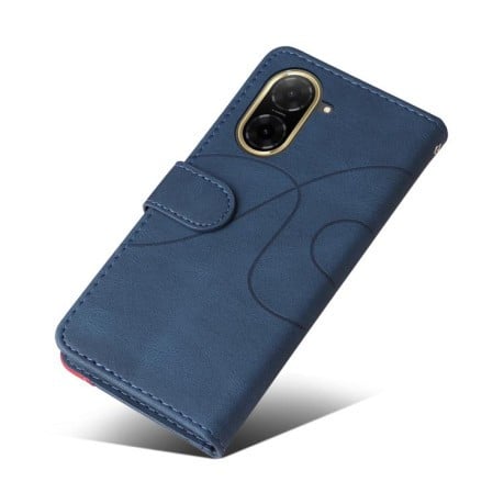 Чохол-книжка Dual-color Splicing Flip Leather для Xiaomi Redmi A5 4G 173.3mm - синій