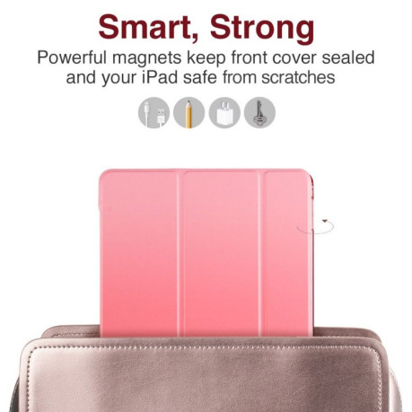 Чехол ESR Yippee Color Trifold Magnetic Smart Case на iPad 9.7 2018/2017-розовый