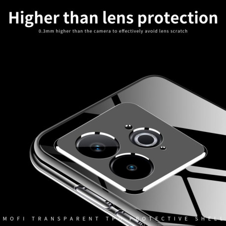 Ультратонкий чохол MOFI Ming Series для Realme GT7 Pro - прозорий