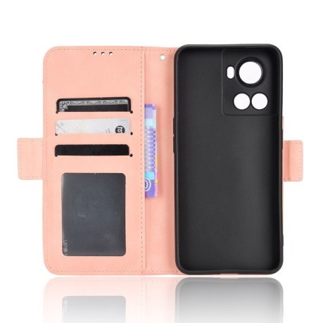 Чехол-книжка Skin Feel Calf на OnePlus Ace 5G / 10R - розовый
