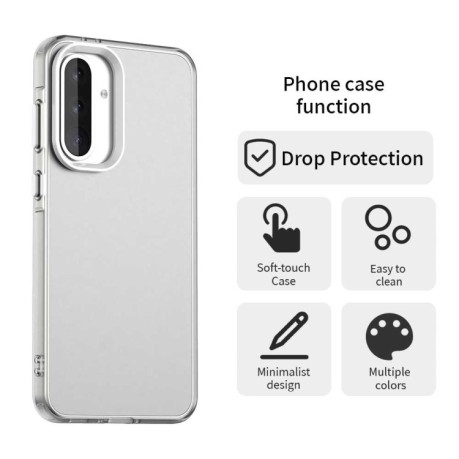Противоударный чехол Candy Series для Samsung Galaxy A36 5G - белый