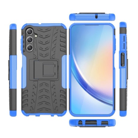 Протиударний чохол Tire Texture для Samsung Galaxy A24 4G - синій