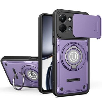 Протиударний чохол Camera Sliding на Tecno Spark Go 3 / Pop 20 4G — фіолетовий