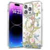 Чехол противоударный with Magsafe Magnetic Shockproof для iPhone 15 Pro - Blue Hydrangea Ball