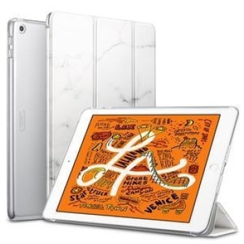 Чехол- книжка ESR Marble Series на iPad Mini 5 (2019) - белый