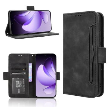 Чехол-книжка Skin Feel Calf на OPPO Reno13 5G Global - черный