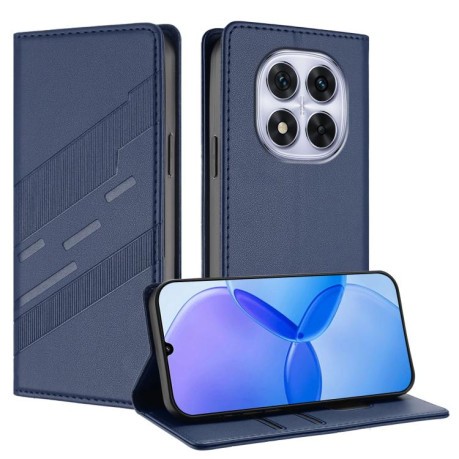 Чохол-книжка Embossed Multi-functional Wallet Retro Leather на Redmi Note 14 Pro 4G - синій