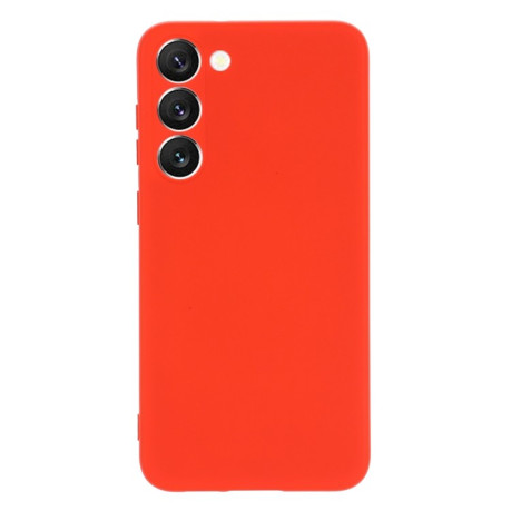 Силіконовий чохол Solid Color Liquid Silicone на Samsung Galaxy S23 5G - червоний