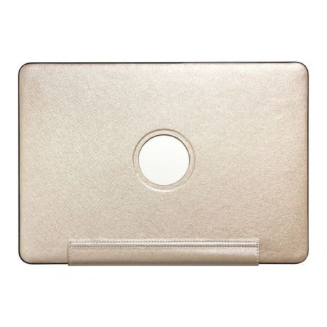 Нецарапающийся Чехол Silk Texture United PU Gold для Macbook Air 11.6