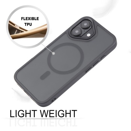 Чехол GEBEI Skin Feel MagSafe Magnetic для iPhone 16 - черный