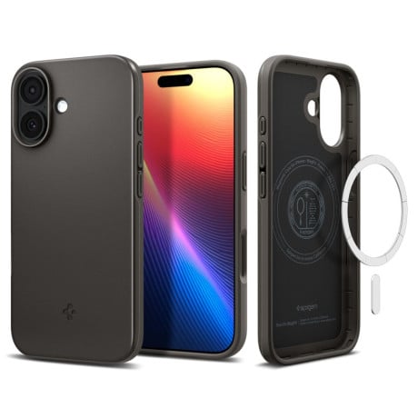 Оригінальний чохол Spigen Thin Fit з MagSafe на iPhone 17 - Gray