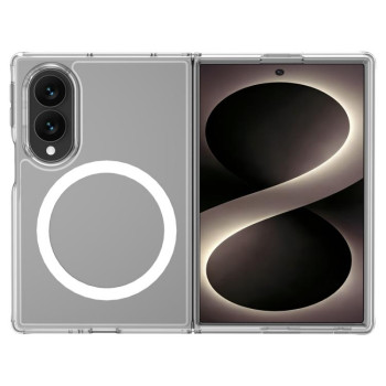 Протиударний магнітний чохол Lereach TOC Clear на Samsung Galaxy Fold8 5G — прозорий