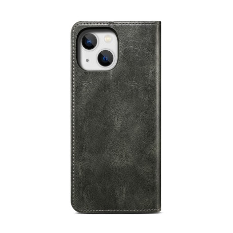 Чехол-книжка Simple Wax Crazy Horse для iPhone 16 Pro Max - зеленый