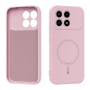 Силиконовый чехол ABEEL с MagSafe и мягким покрытием на Xiaomi Redmi K90 / Poco F8 Pro — розовый