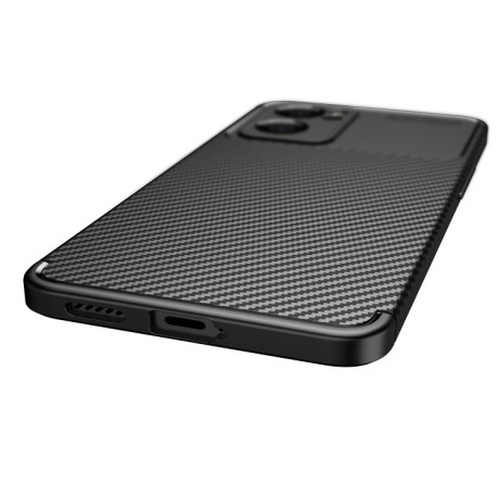 Ударозащитный чехол HMC Carbon Fiber Texture на OPPO Reno7 5G Global/ Find X5 Lite/OnePlus Nord CE2 5G - синий