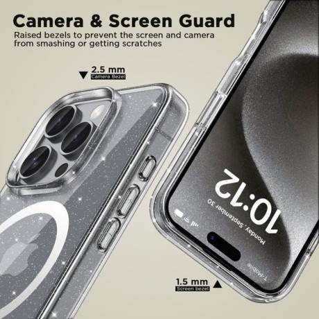Чохол Tech-Protect FlexAir Hybrid MagSafe для iPhone 16 Pro Max - Clear