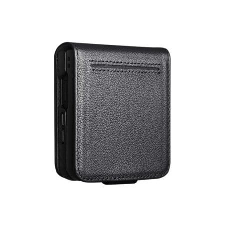 Чохол-книжка QIALINO Classics 3rd з натуральної шкіри на Samsung Galaxy Filp 7 - чорний