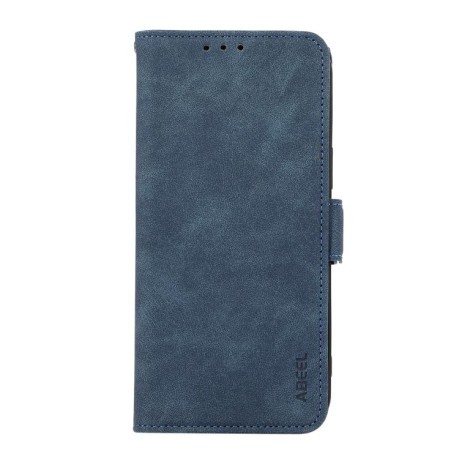 Чехол-книжка ABEEL Frosted Magnetic RFID Leather на Xiaomi Poco F7 Pro / F7 Ultra Global - синий