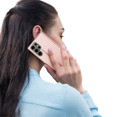 Чохол-книжка DUX DUCIS Skin Pro Series  для Samsung Galaxy S25 Ultra 5G - рожевий